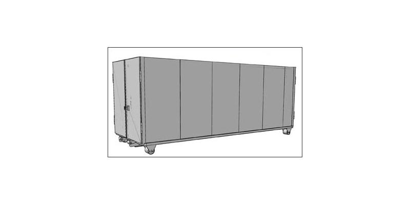 Smooth Sided Roll-Off Storage Container 