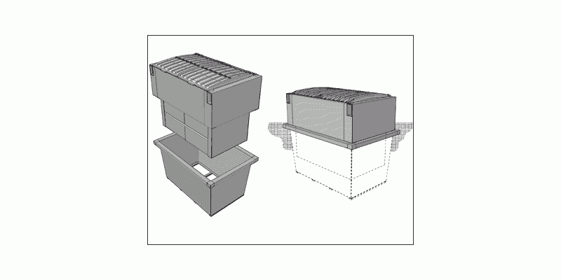 Ground Vault Container diagram